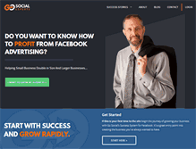 Tablet Screenshot of gosocialexperts.com